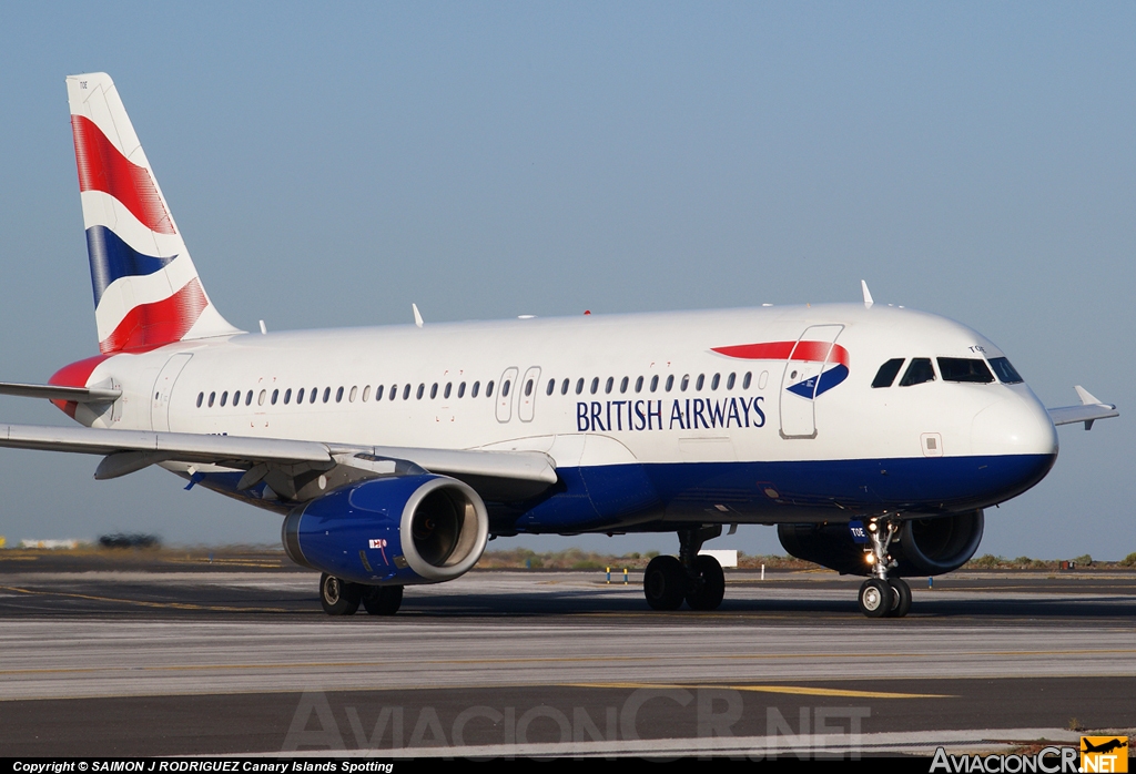 G-TTOE - Airbus A320-232 - British Airways