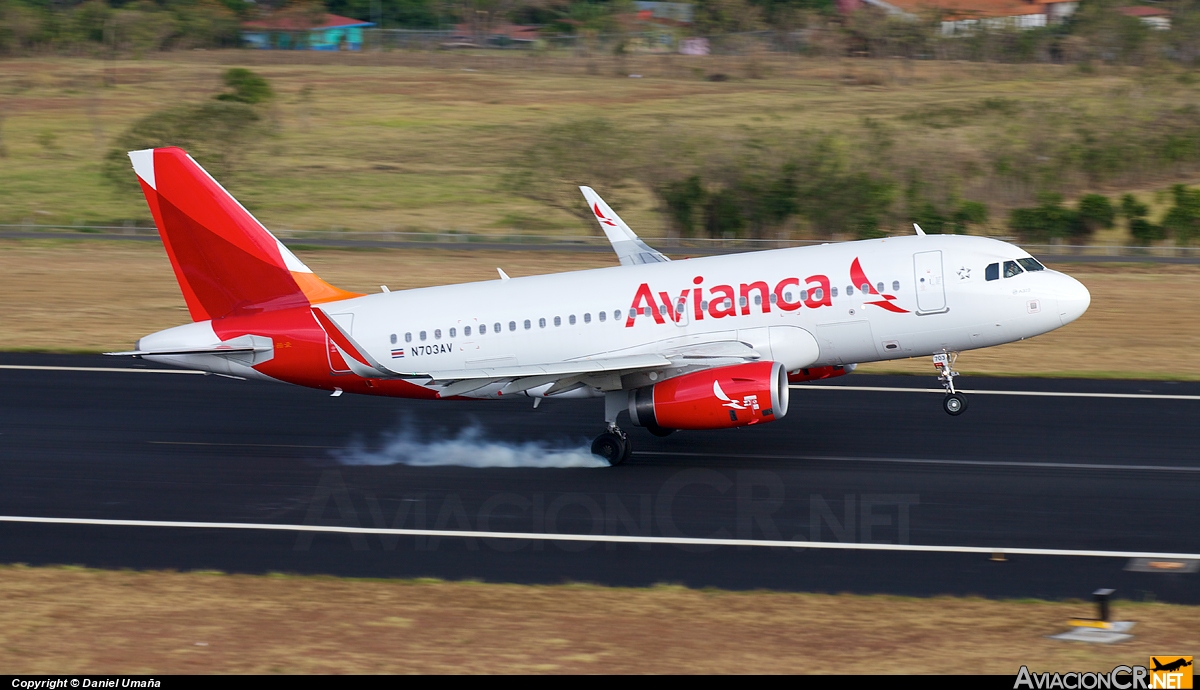 N703AV - Airbus A319-132 - Avianca