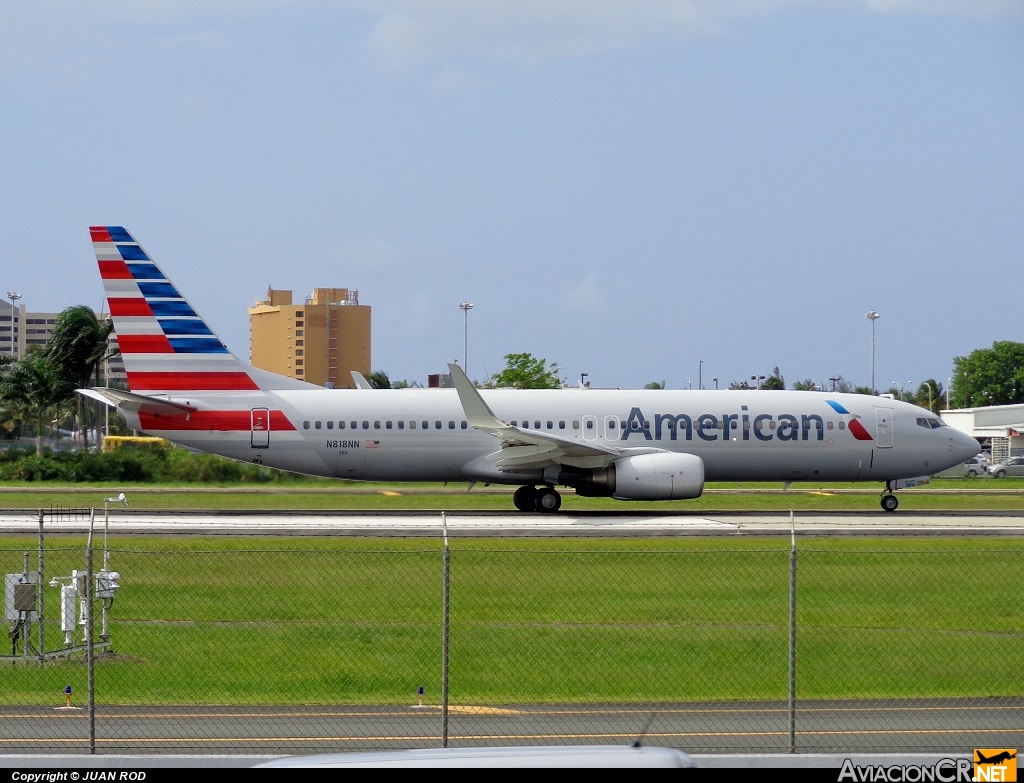 N818NN - Boeing 737-823 - American Airlines