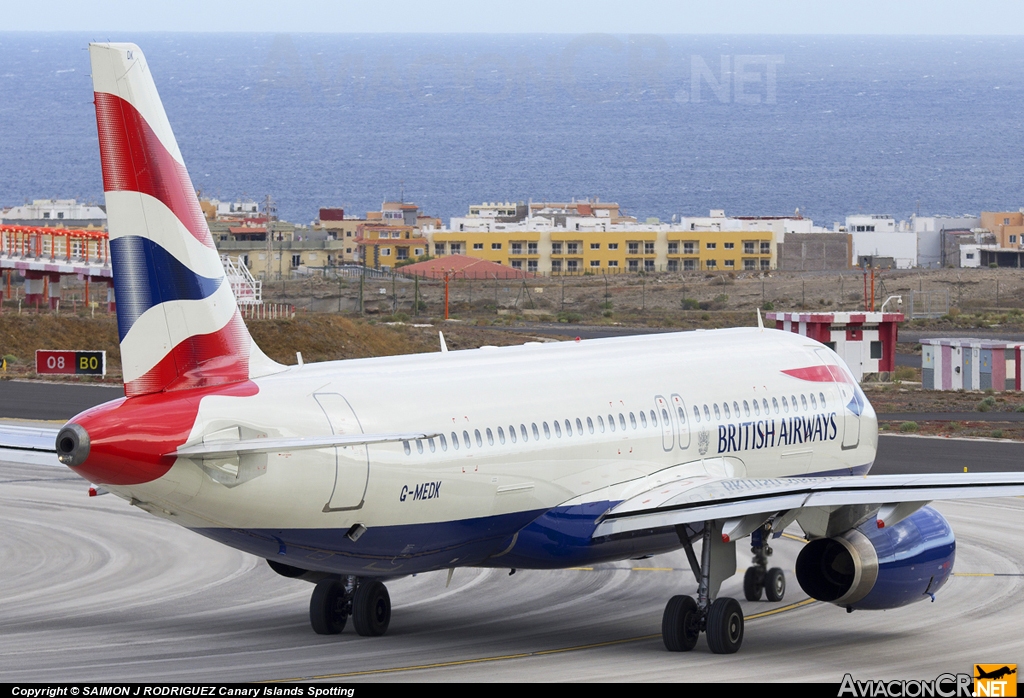 G-MEDK - Airbus A320-232 - British Airways