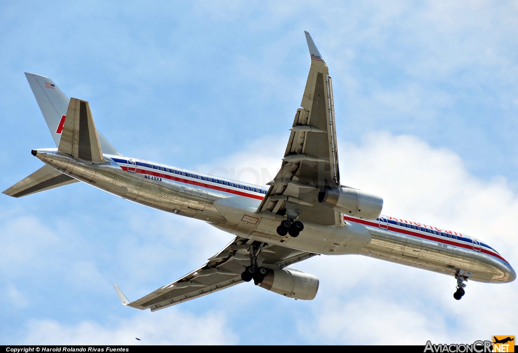 N649AA - Boeing 757-223 - American Airlines