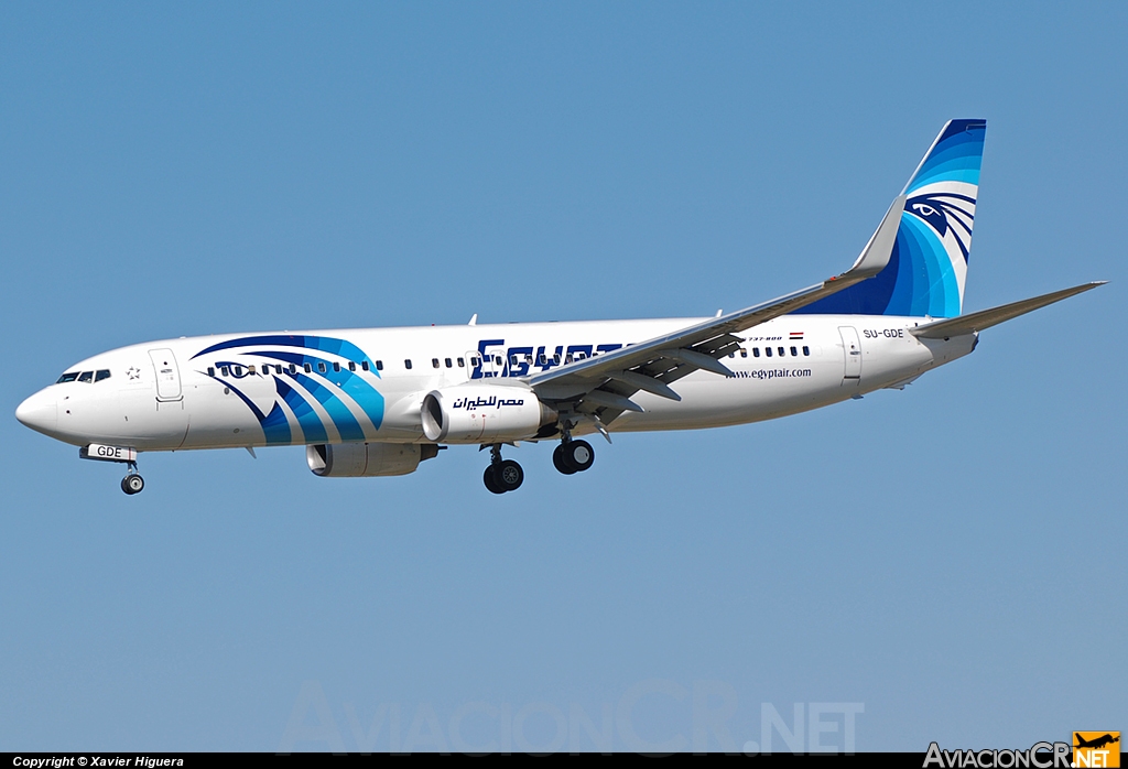 SU-GDE - Boeing 737-866 - EgyptAir