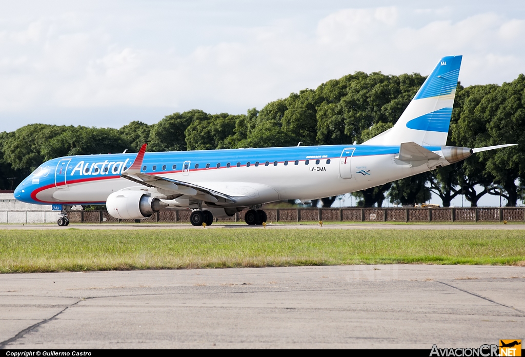 LV-CMA - Embraer 190-100IGW - Austral Líneas Aéreas