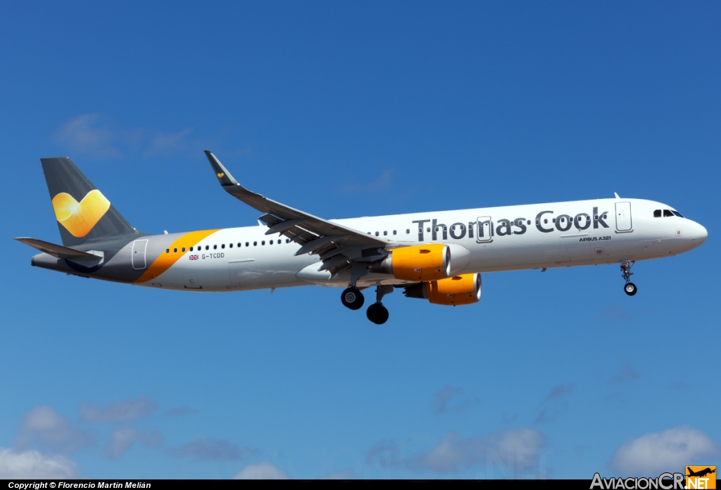 G-TCDD - Airbus A321-211 - Thomas Cook Airlines