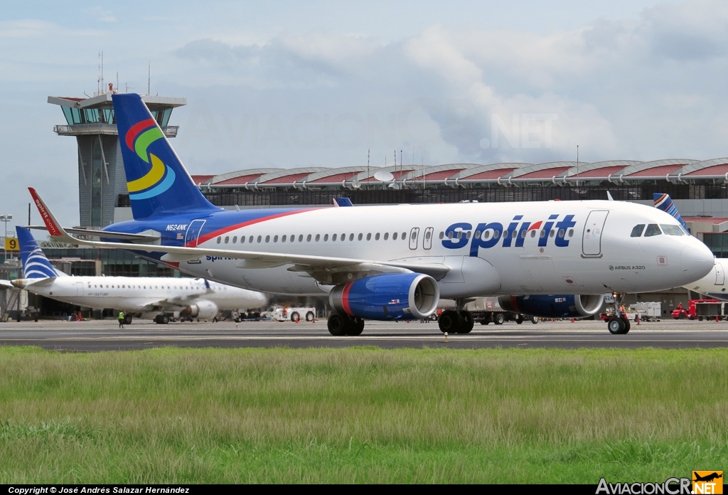 N624NK - Airbus A320-232 - Spirit Airlines