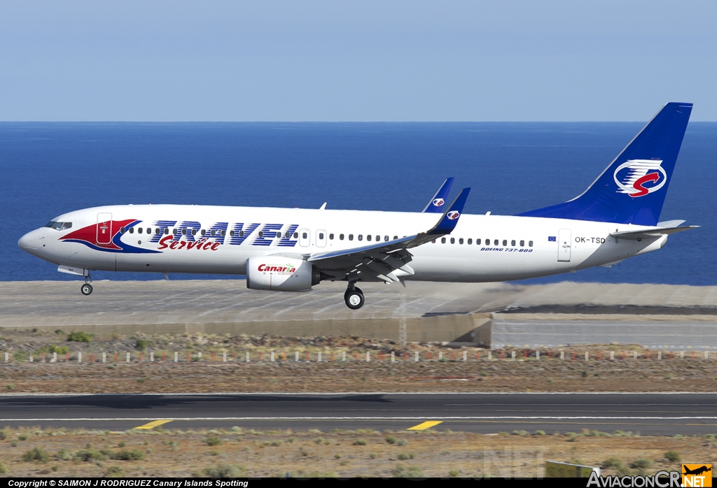 OK-TSD - Boeing 737-8Q8 - Travel Service