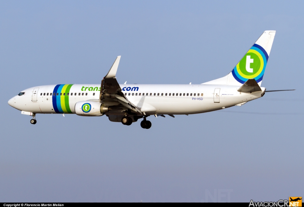 PH-HSD - Boeing 737-8K2 - Transavia Airlines