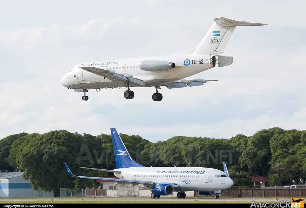 TC-52 - Fokker F-28-1000C Fellowship - Argentina - Fuerza Aérea