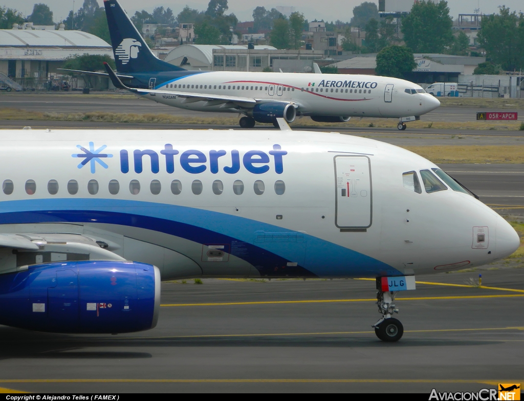 XA-JLG - Sukhoi Superjet 100-95B - Interjet