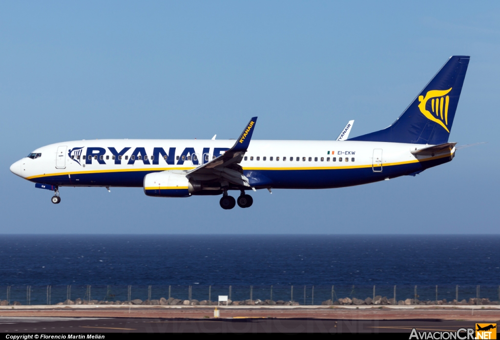 EI-EKW - Boeing 737-8AS - Ryanair