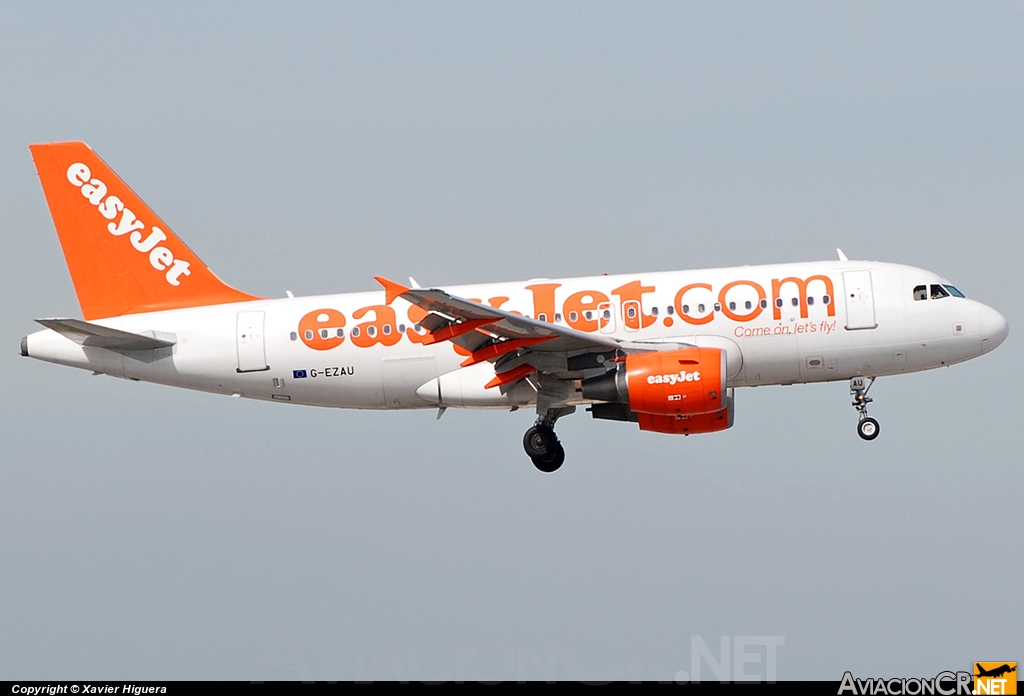 G-EZAU - Airbus A319-111 - EasyJet Airline