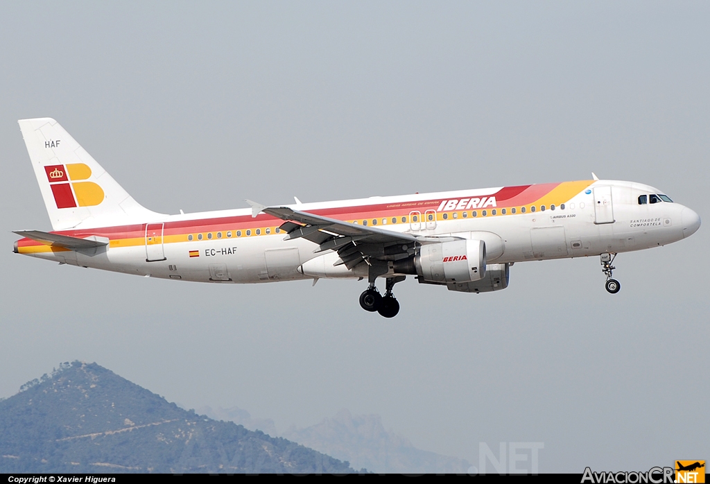 EC-HAF - Airbus A320-214 - Iberia