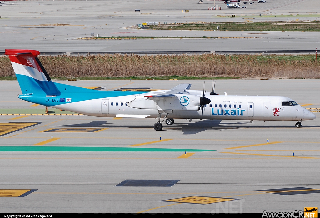 LX-LGC - De Havilland Canada DHC-8-402Q Dash 8 - LUXAIR