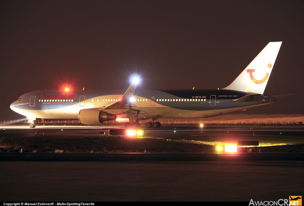 G-OBYG - Boeing 767-304/ER - Thomson Airways