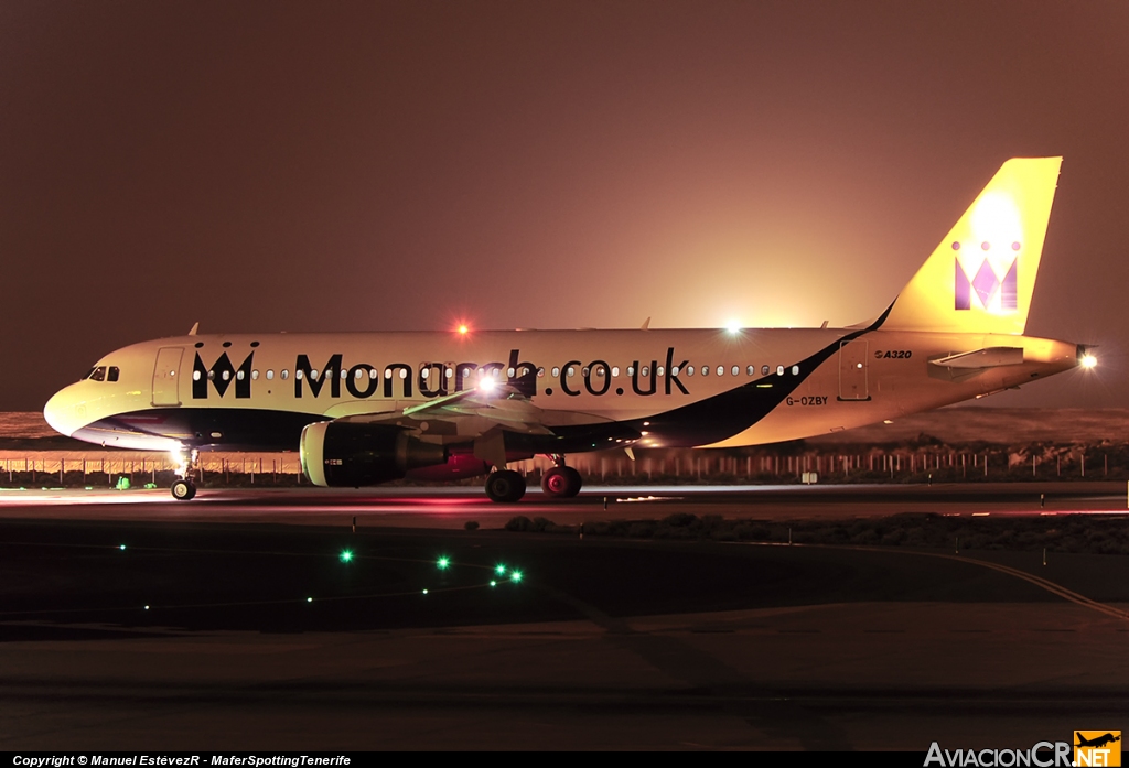 G-OZBY - Airbus A320-214 - Monarch Airlines