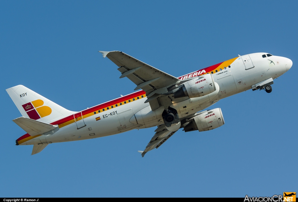 EC-KOY - Airbus A319-111 - Iberia