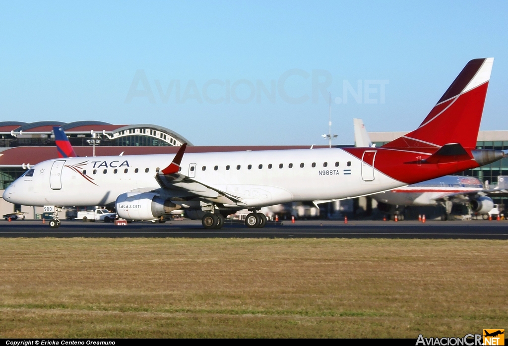 N988TA - Embraer 190-100IGW - TACA