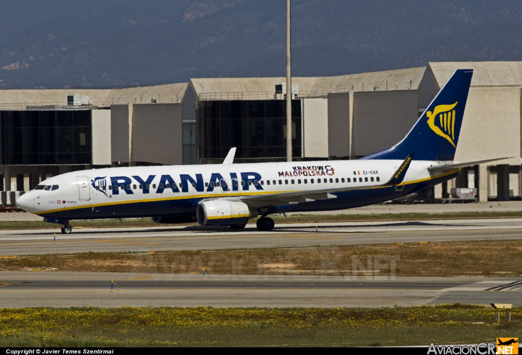 EI-DAK - Boeing 737-8AS - Ryanair