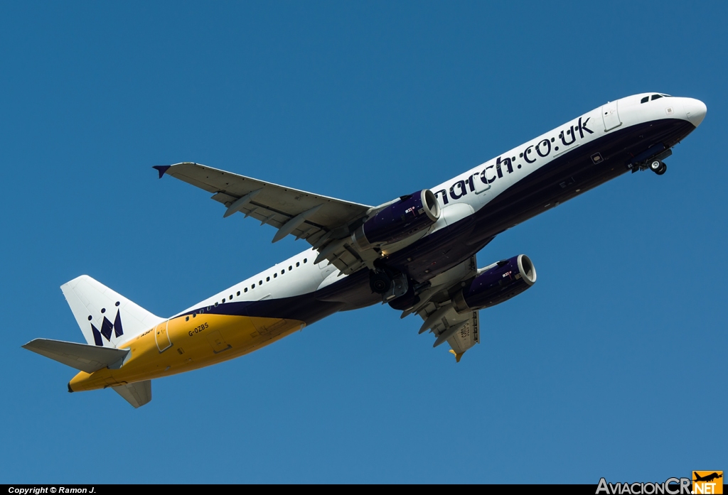 G-OZBS - Airbus A321-231 - Monarch Airlines