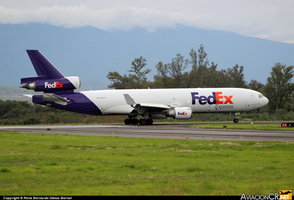 N593FE - McDonnell Douglas MD-11F - FedEx