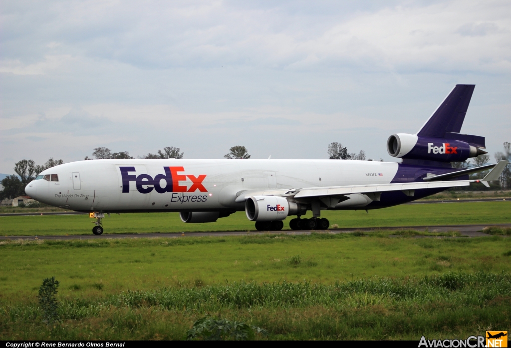 N593FE - McDonnell Douglas MD-11F - FedEx