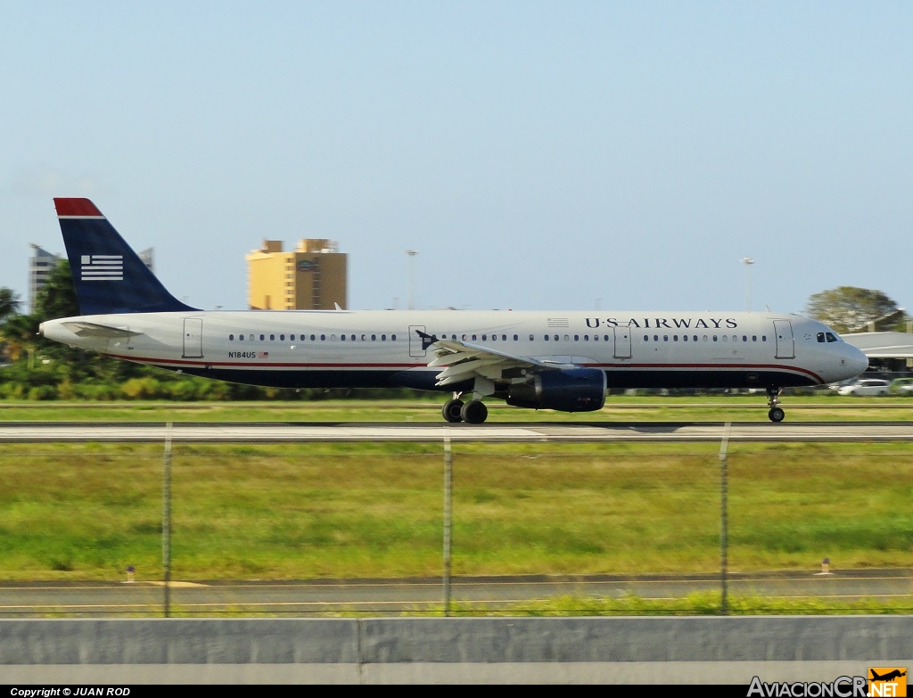N184US - Airbus A321-211 - US Airways