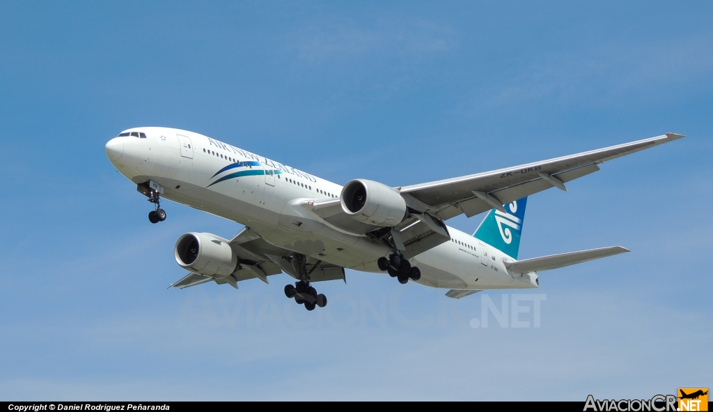ZK-OKB - Boeing 777-219/ER - Air New Zealand
