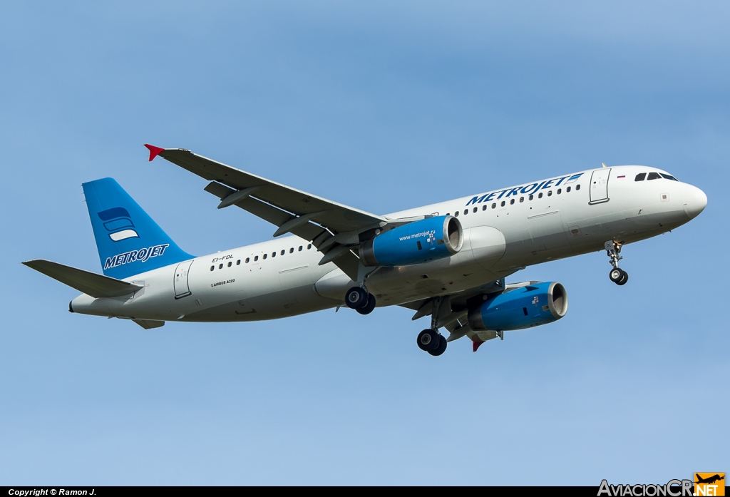 EI-FDL - Airbus A320-232 - Metrojet