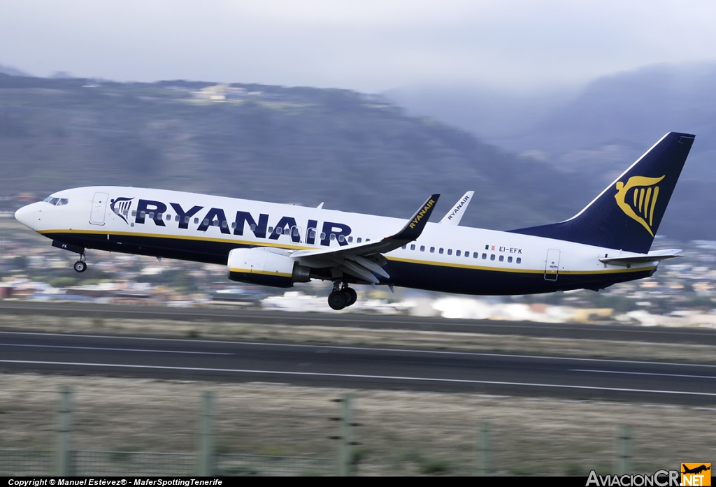 EI-EFK - Boeing 737-8AS - Ryanair