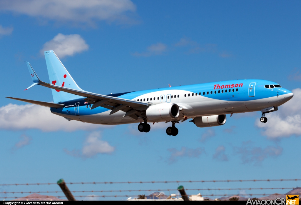 G-TAWD - Boeing 737-8K5 - Thomson Airways