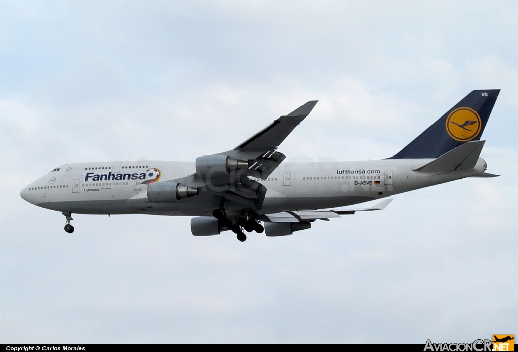 D-ABVS - Boeing 747-430 - Lufthansa