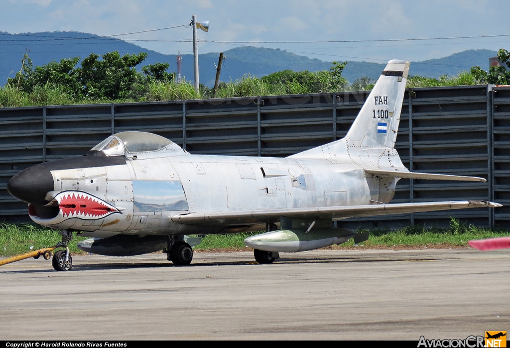 FAH-1100 - North American (Fiat) F-86K Sabre - Fuerza Aerea Hondureña