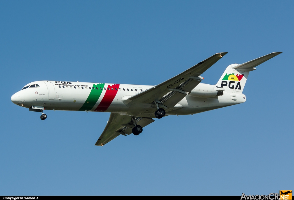 CS-TPB - Fokker 100 - Portugalia Airlines