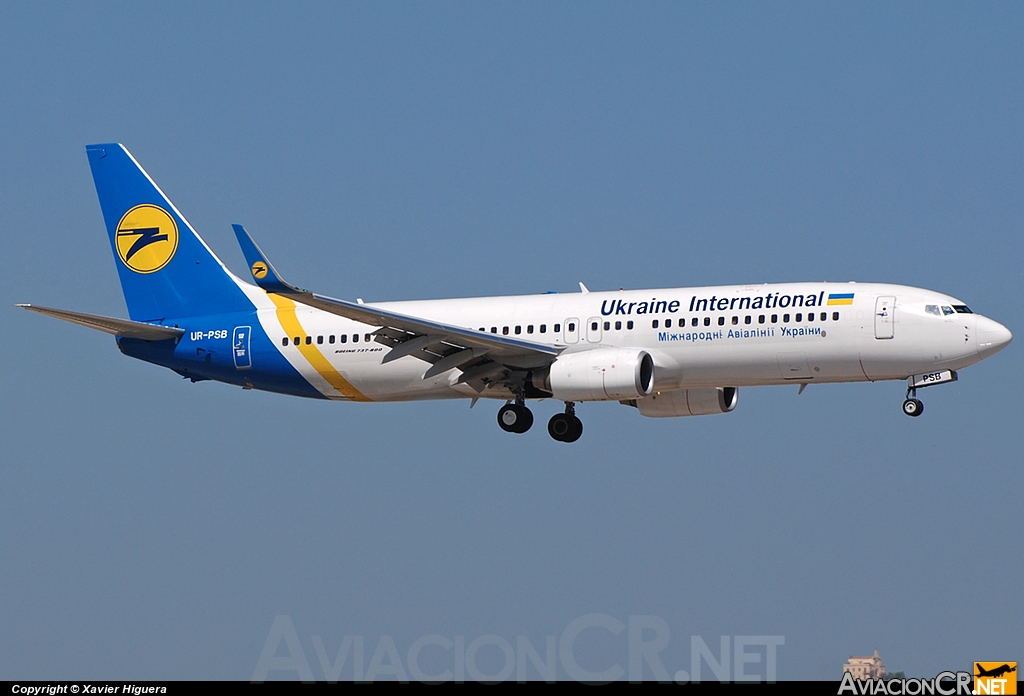 UR-PSB - Boeing 737-8HX - Ukraine International