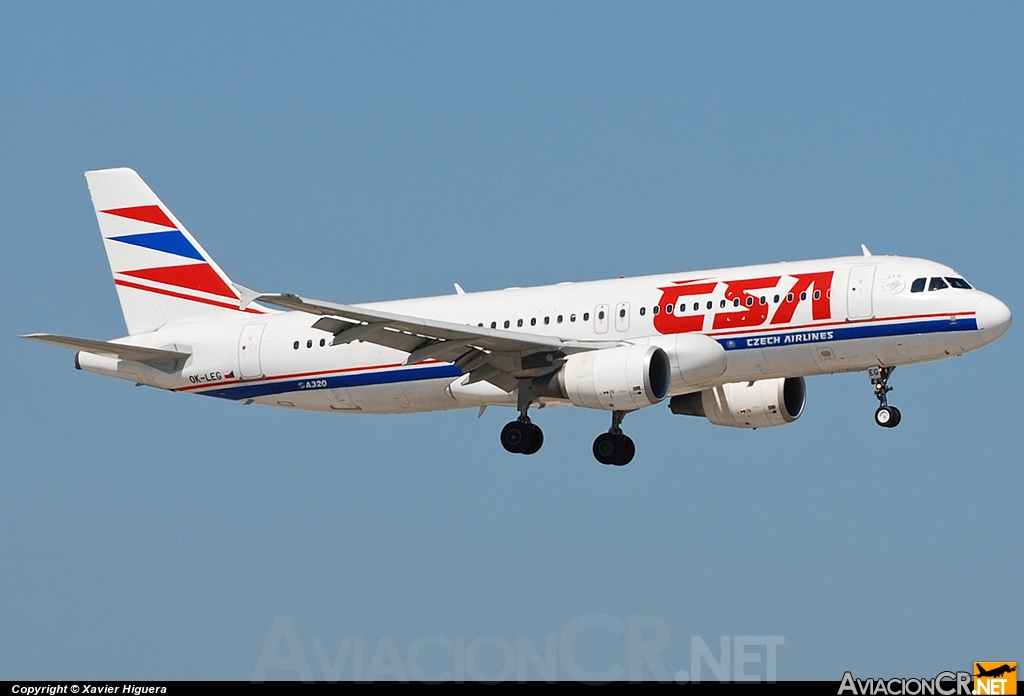 OK-LEG - Airbus A320-214 - Czech Airlines CSA