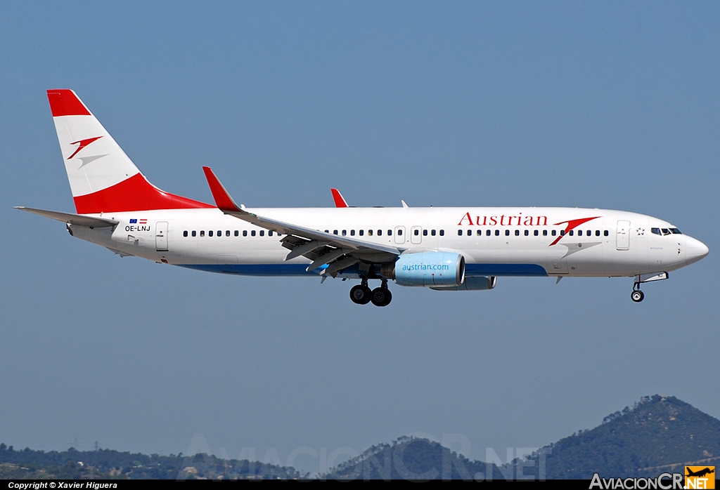 OE-LNJ - Boeing 737-8Z9 - Lauda air