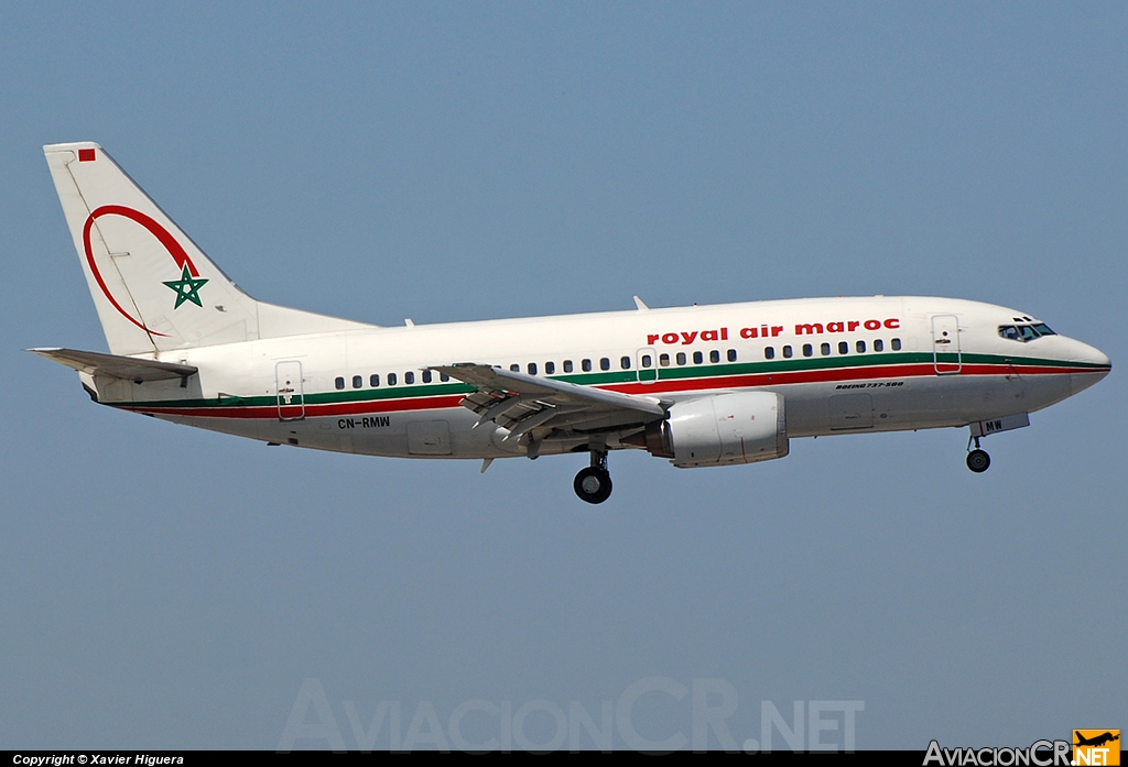CN-RMW - Boeing 737-5B6 - Royal Air Maroc
