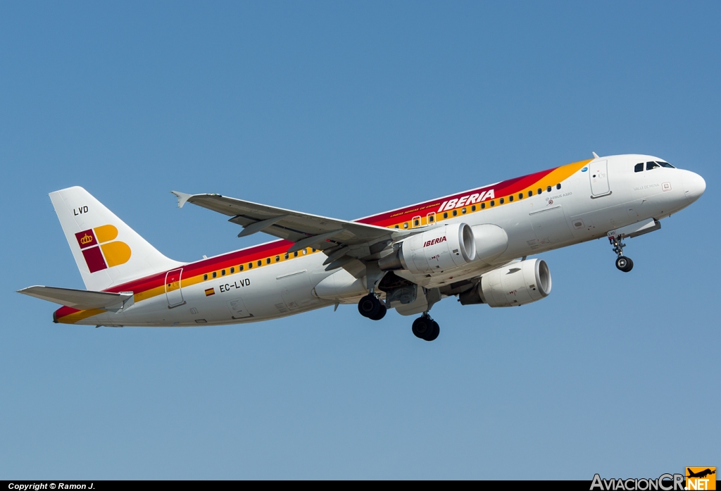 EC-LVD - Airbus A320-216 - Iberia