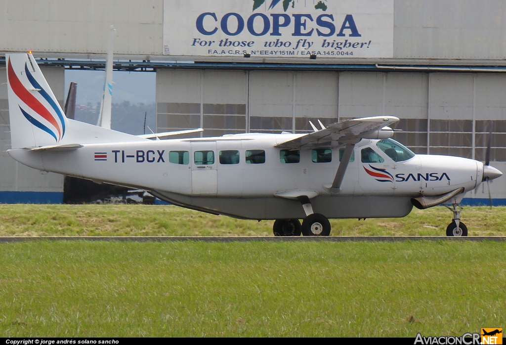 TI-BCX - Cessna 208B Grand Caravan - SANSA - Servicios Aereos Nacionales S.A.