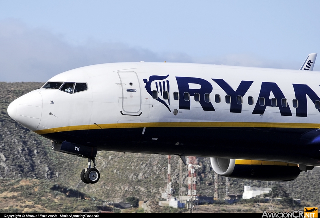 EI-DYK - Boeing 737-8AS - Ryanair