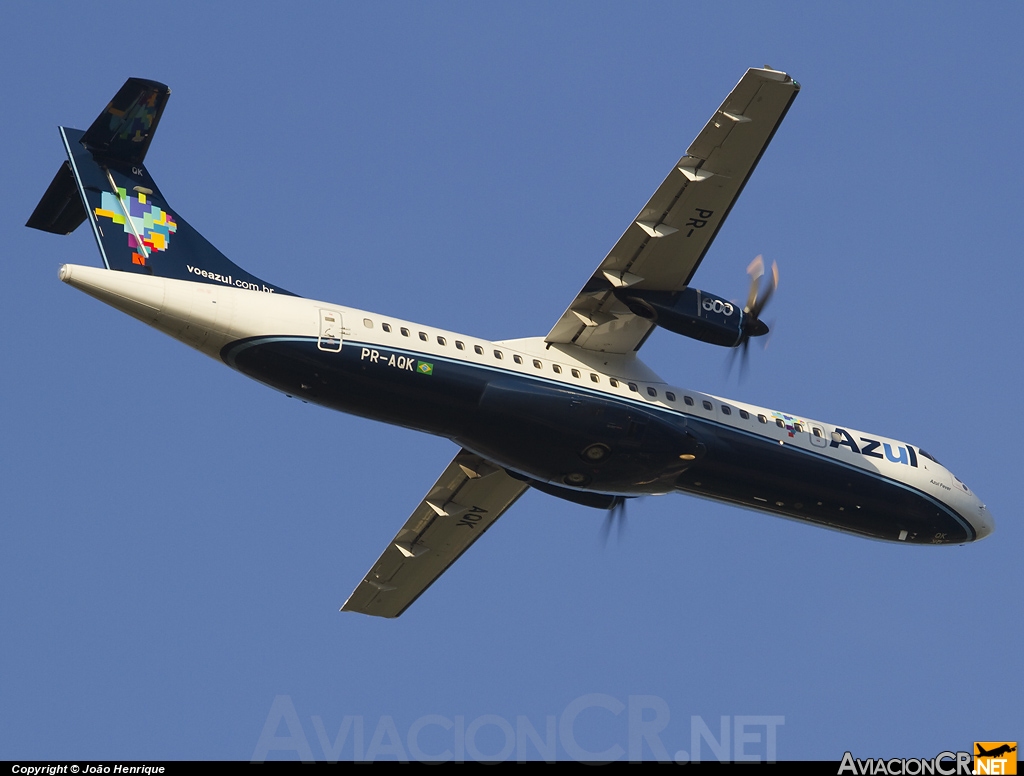 PR-AQK - ATR 72-600 - Azul Linhas Aéreas Brasileiras