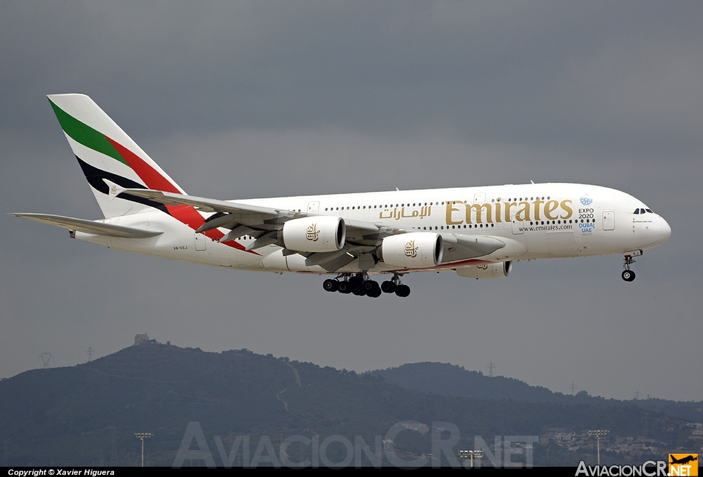 A6-EEJ - Airbus A380-861 - Emirates