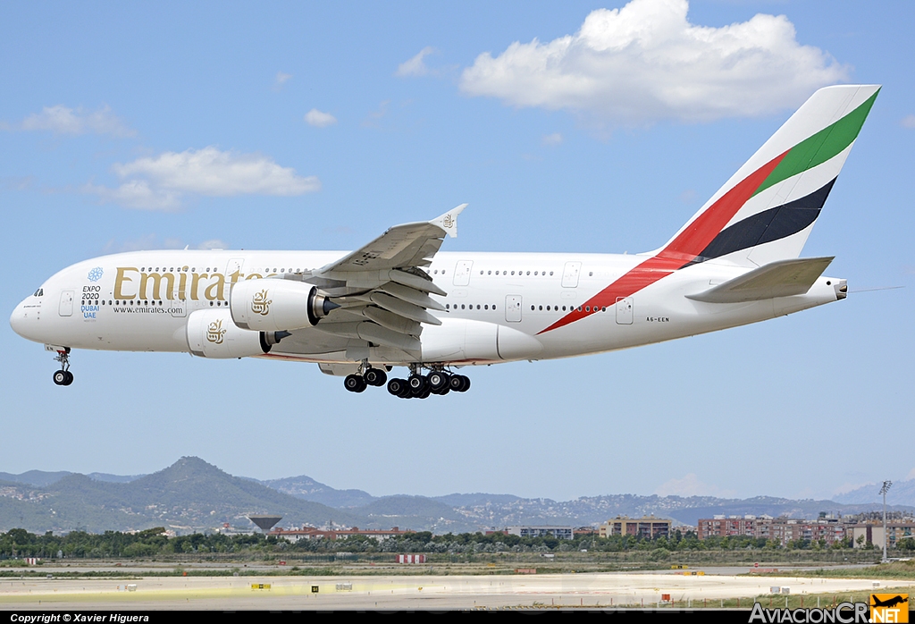 A6-EEN - Airbus A380-861 - Emirates