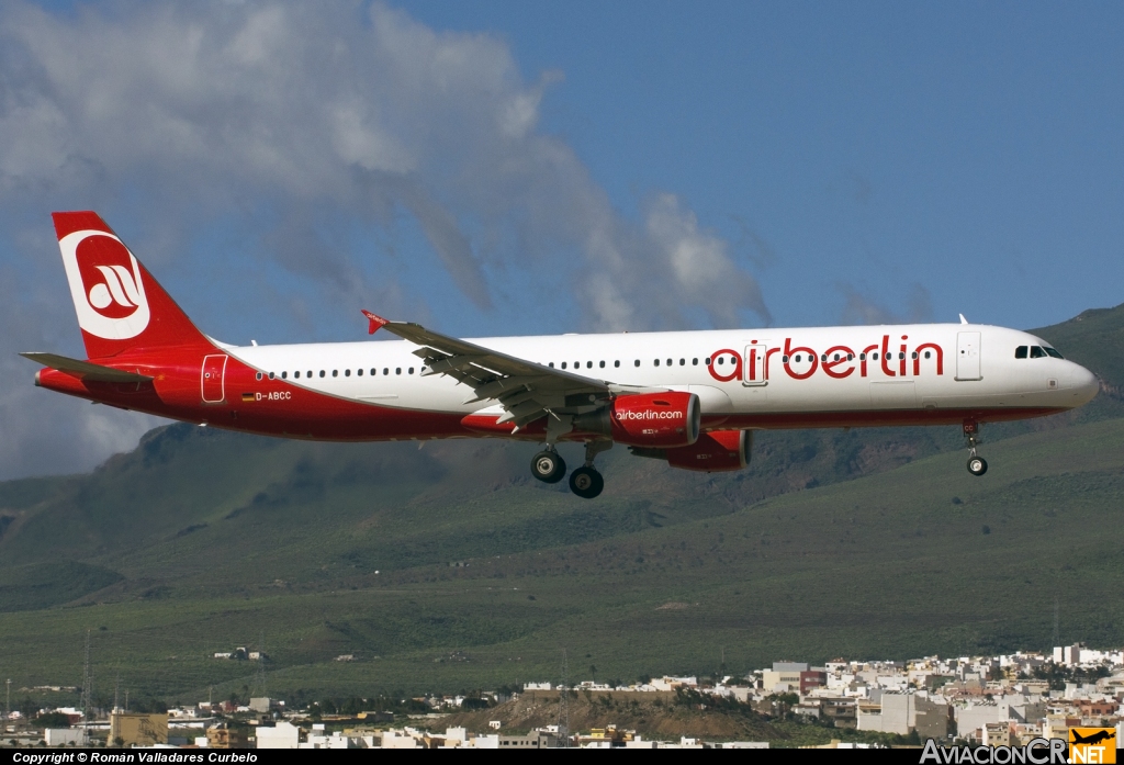 D-ABCC - Airbus A321-211 - Air Berlin