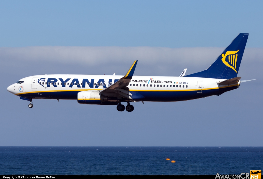 EI-DAJ - Boeing 737-8AS - Ryanair