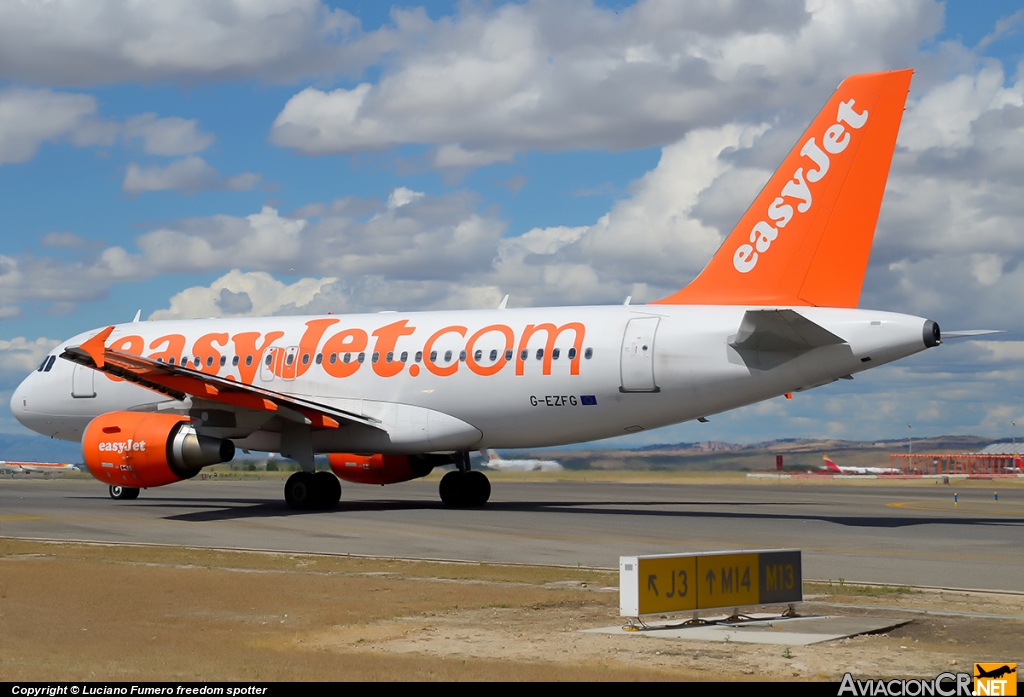 G-EZFG - Airbus A319-111 - EasyJet Airline