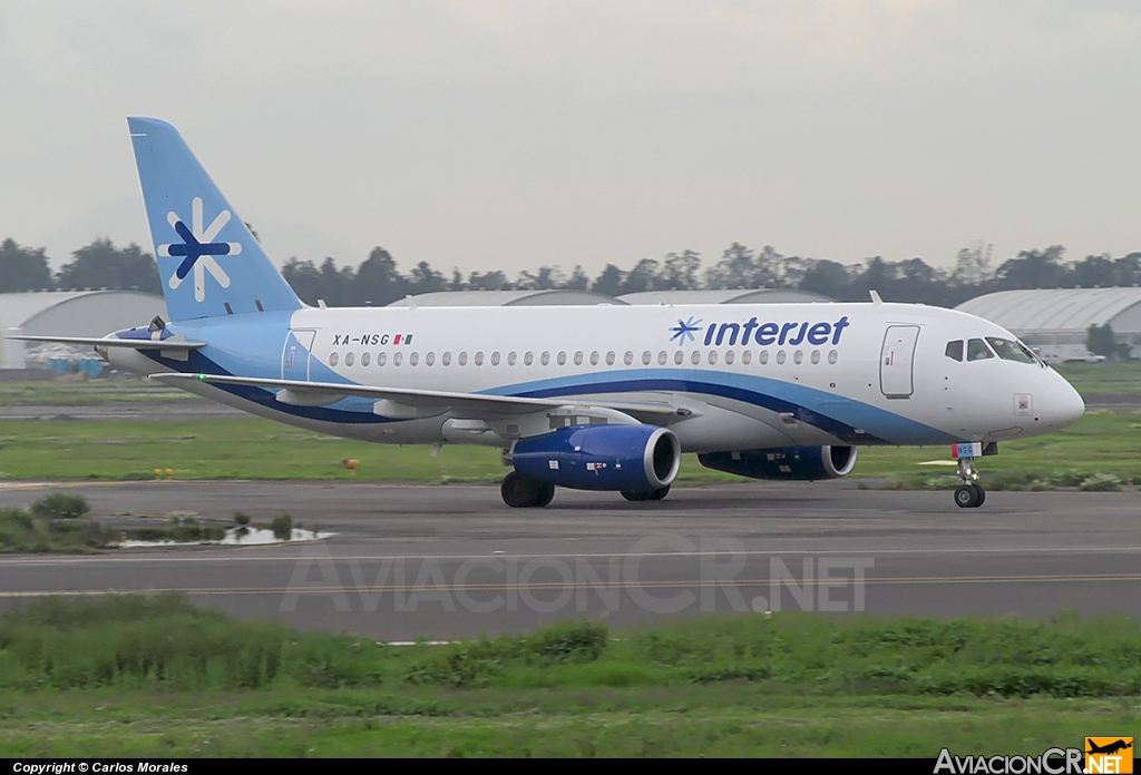 XA-NSG - Sukhoi Super Jet 100-95 - Interjet