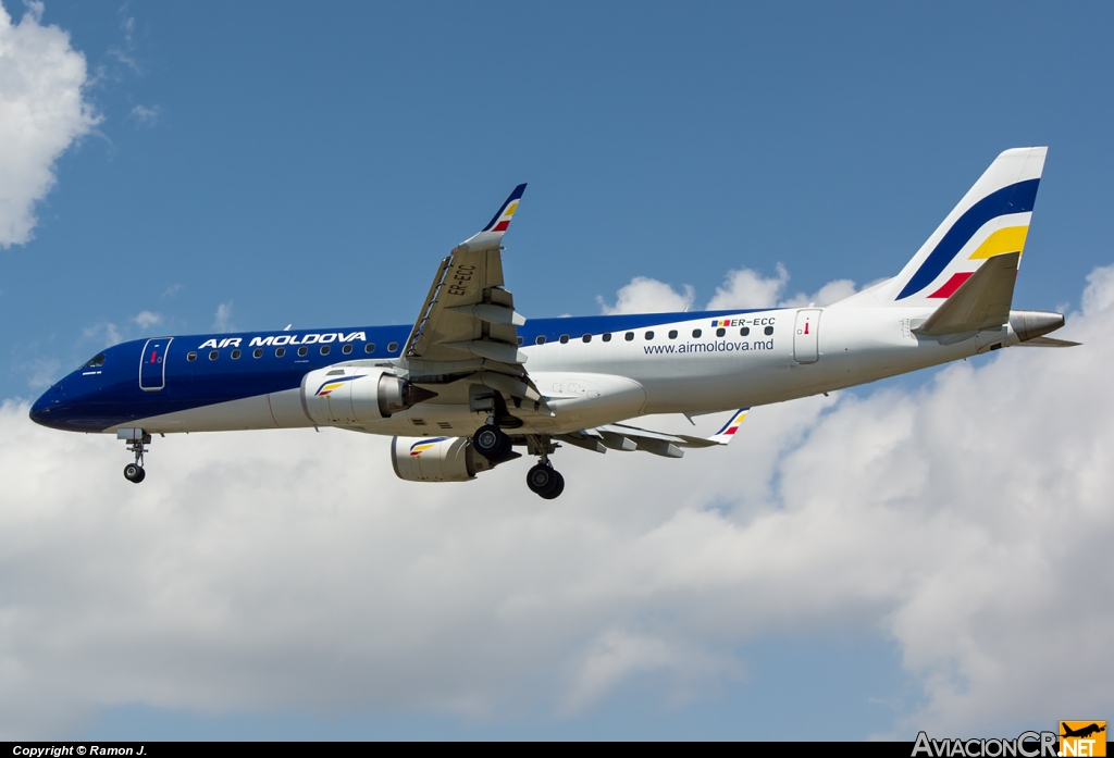 ER-ECC - Embraer ERJ-190-100AR - Air Moldova