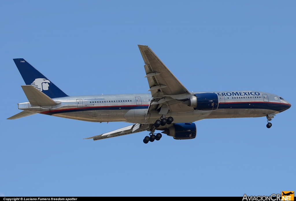 N745AM - Boeing 777-2Q8/ER - Aeromexico