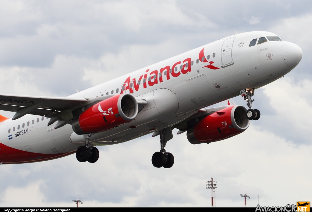 N603AV - Airbus A320-233 - Avianca